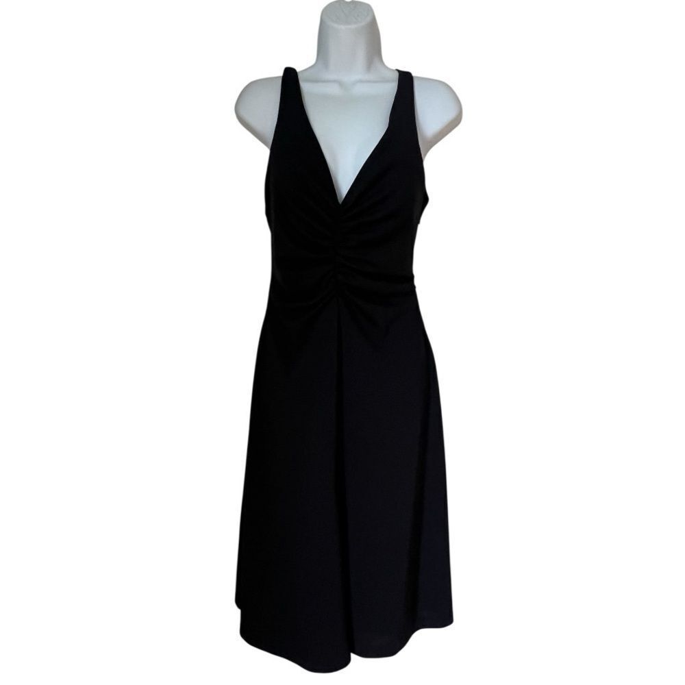 White House Black Market Elegant Black Dress Sz 10